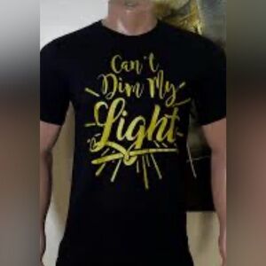 Macy's Black and Gold Graphic Tee